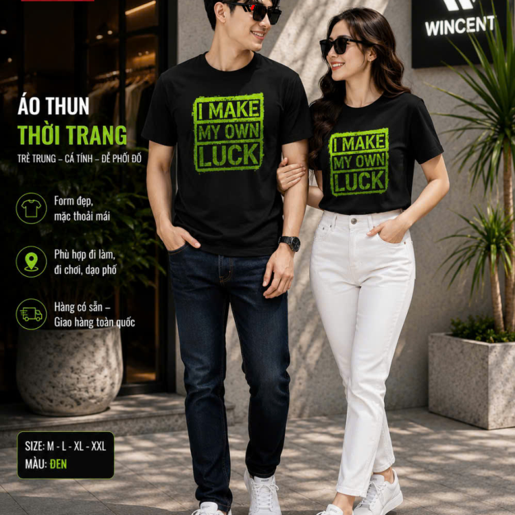Áo Thun Nam Nữ Cotton Win 505/505G - Wincent Việt Nam 