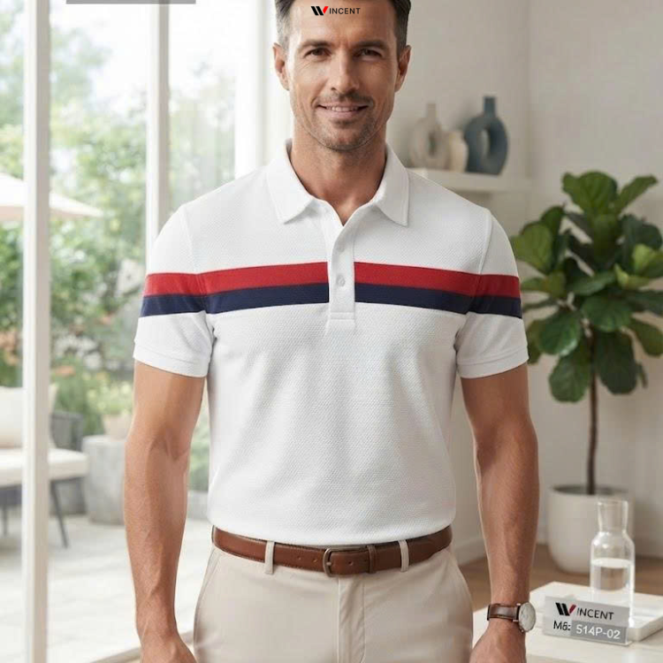 Áo Thun Polo Cá Sấu Phối Màu Win 514P - Wincent Việt Nam