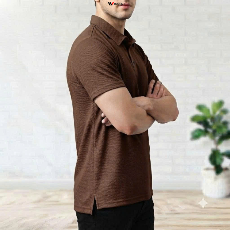 Áo Thun Nam Trơn Polo Vải Cá Sấu 515T - Wincent Việt Nam