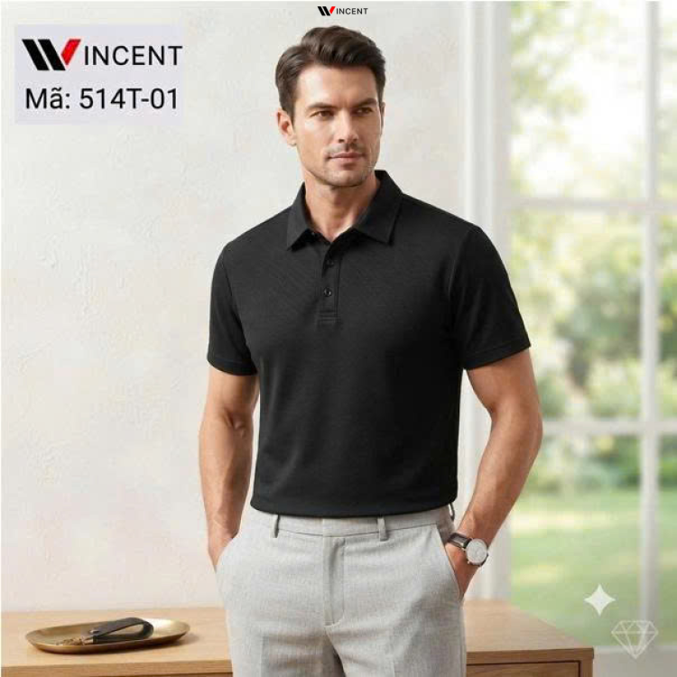 Áo Thun Polo Vải Cá Sấu Có Cổ win 514T -Wincent Việt Nam