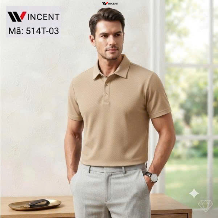 Áo Thun Polo Vải Cá Sấu Có Cổ win 514T -Wincent Việt Nam