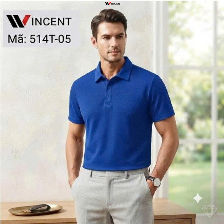 Áo Thun Polo Vải Cá Sấu Có Cổ win 514T -Wincent Việt Nam