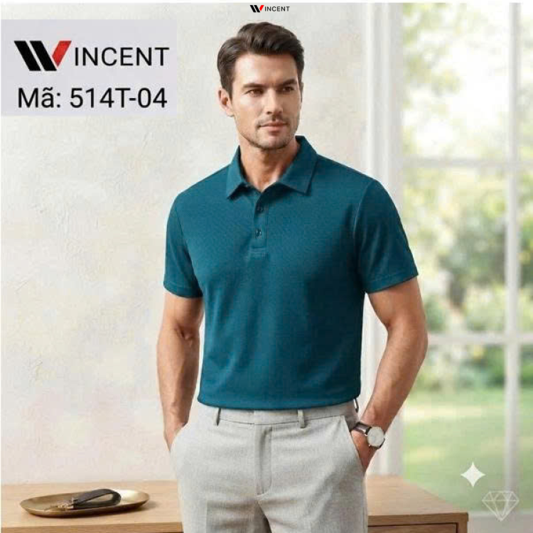Áo Thun Polo Vải Cá Sấu Có Cổ win 514T -Wincent Việt Nam