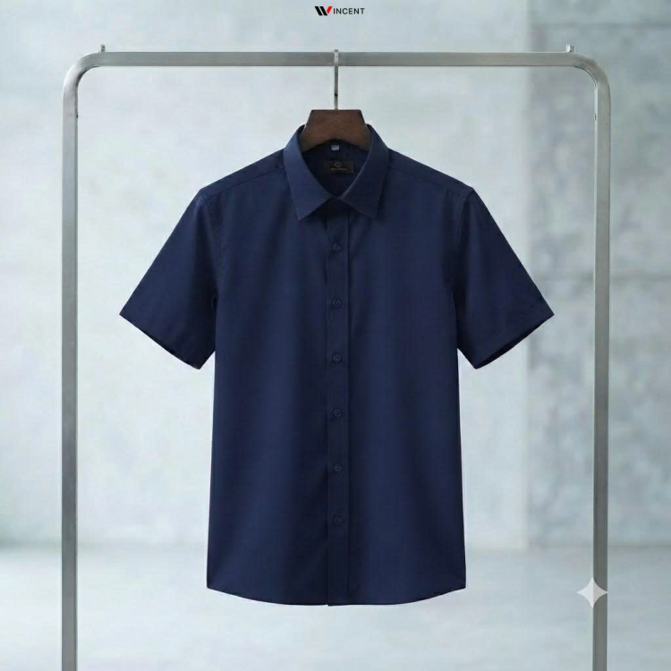 Áo Sơ Mi Công Sở Tay Ngắn Không Túi SM002N - Wincent Việt Nam