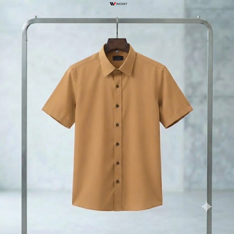 Áo Sơ Mi Công Sở Tay Ngắn Không Túi SM002N - Wincent Việt Nam