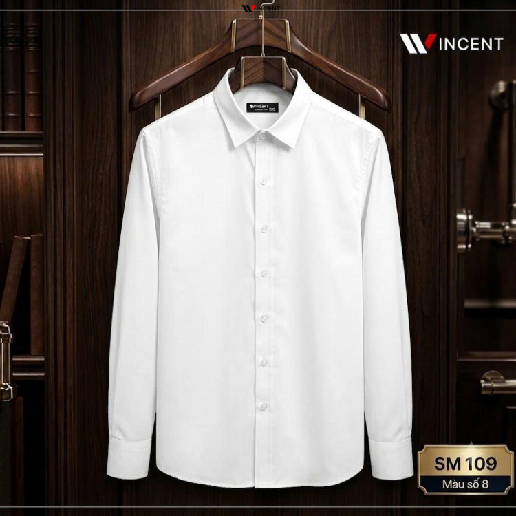 Áo Sơ Mi Nam Dài Tay SM109 – Form Đẹp, Lịch Sự, Dễ Mặc