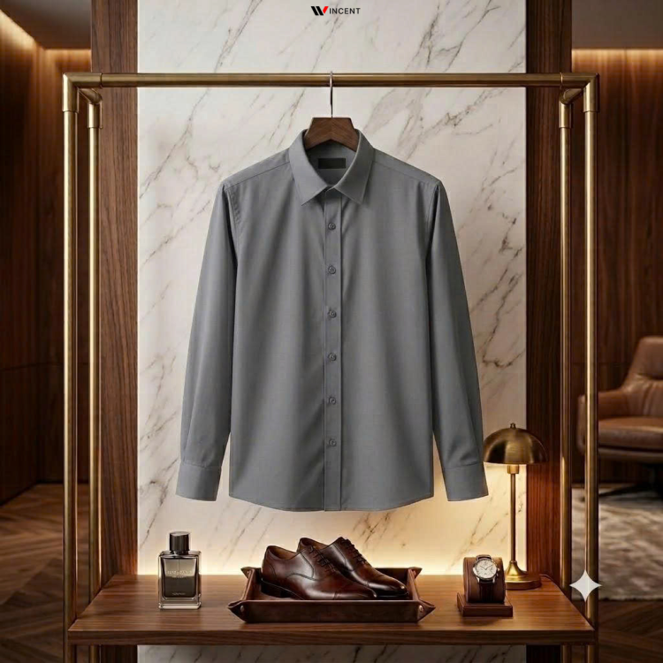 Áo Sơ Mi Cao Cấp Nam Tay Dài SM002 - Wincent Việt Nam