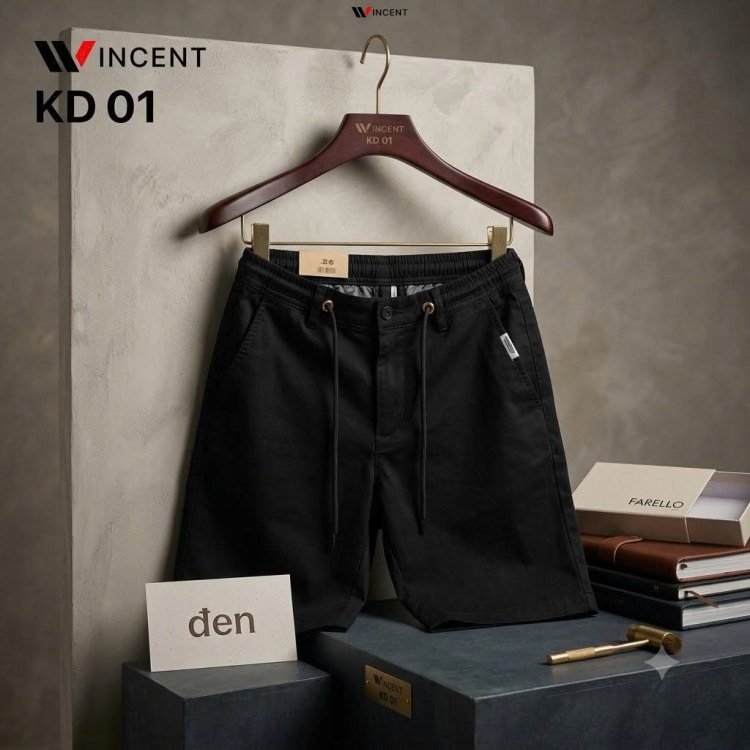 Quần Short Nam Vải Linen KD01 - Wincent Việt Nam