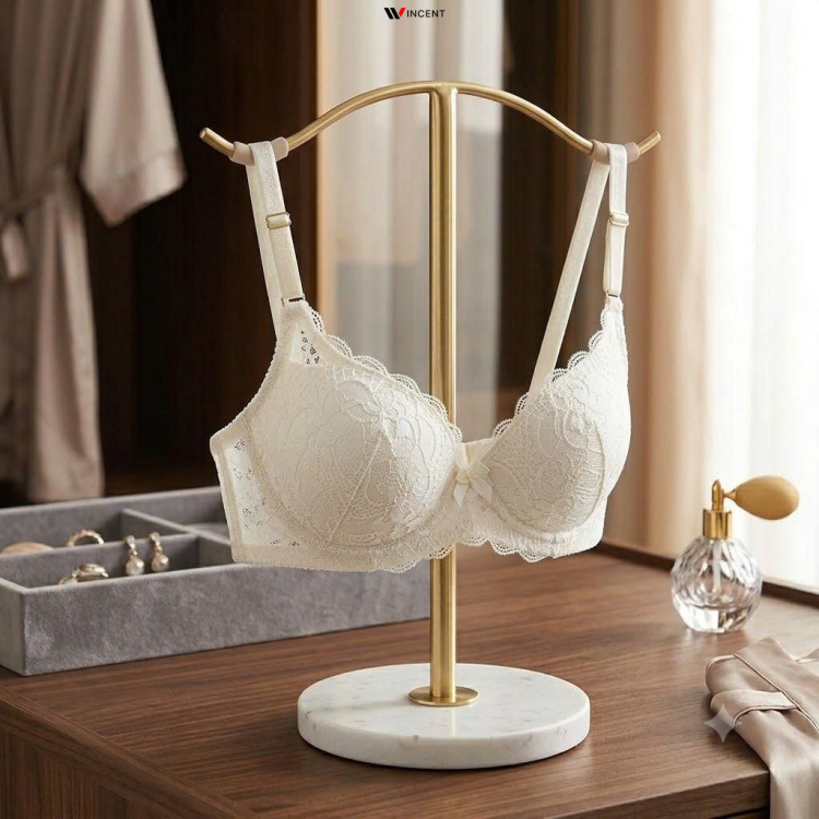 Áo Ngực Nguyên Ren Mút Mỏng QP096 –  Wincent Việt Nam -Tôn Dáng Tự Nhiên, Ôm Gọn Vòng Ngực
