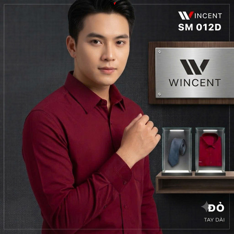 Áo Sơ Mi Nam Tay Dài Nhiều Màu Có Cổ Phụ SM012D – Wincent Việt Nam